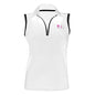 ASILA Golf Sleeveless Polo -White