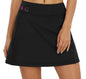 ASILA Golf  Logo Golf Skirt- Black